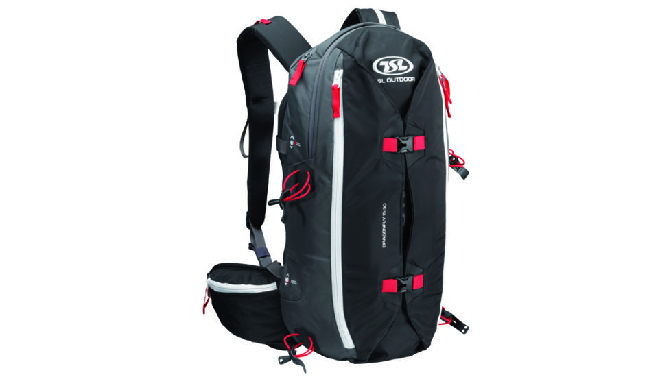 TSL DragonFly 15/30 Hiking Backpack, Grey/Red, 15-30L DRAG1530-DEMO