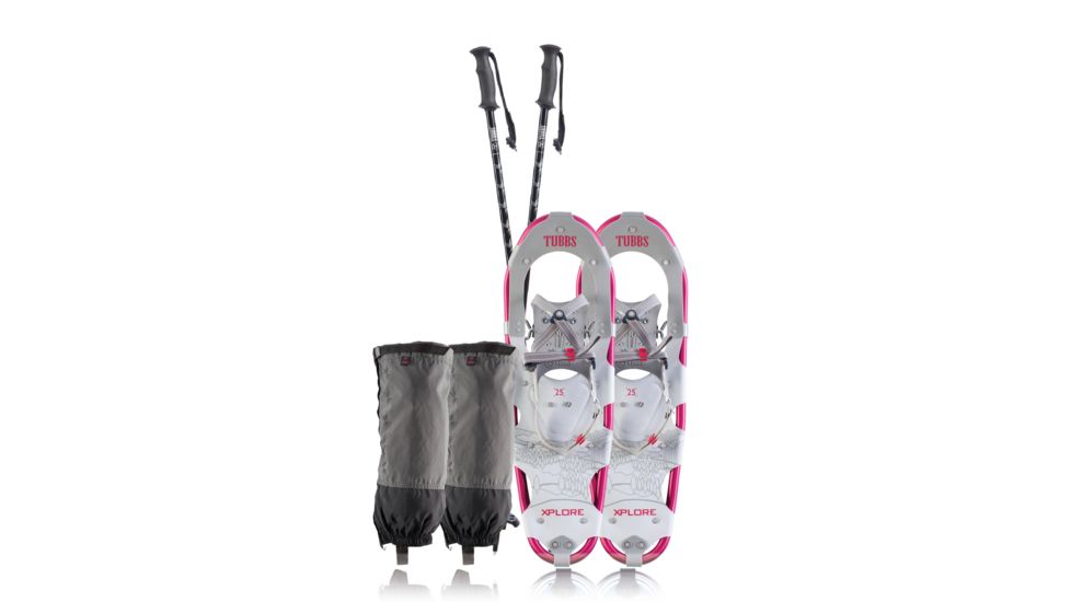 Tubbs Xplore Snowshoes Kit - Women's, Pink, 21in, X19010060121W