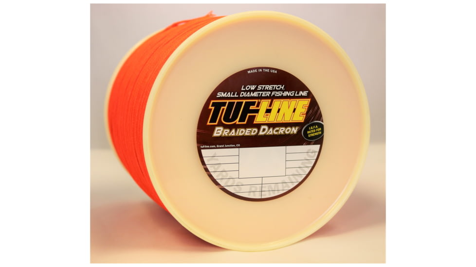 Tuf-Line Braided Dacron Line 200lb 1200yd Orange Spool, D2001200OR