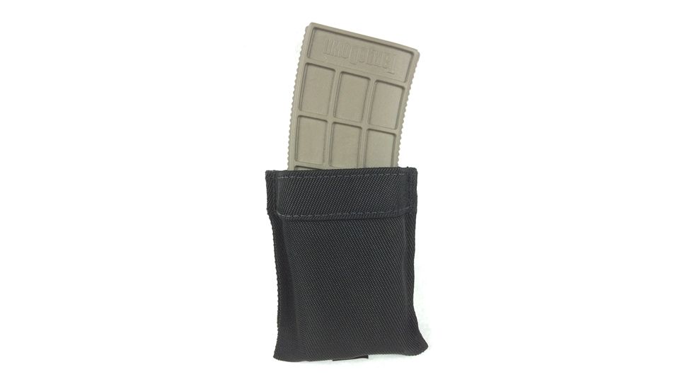TUFF Products 3 Gun Clip-On Single Rifle Magazine Pouch, Black Nylon, AR15 M4 Mags 7278-NY-5