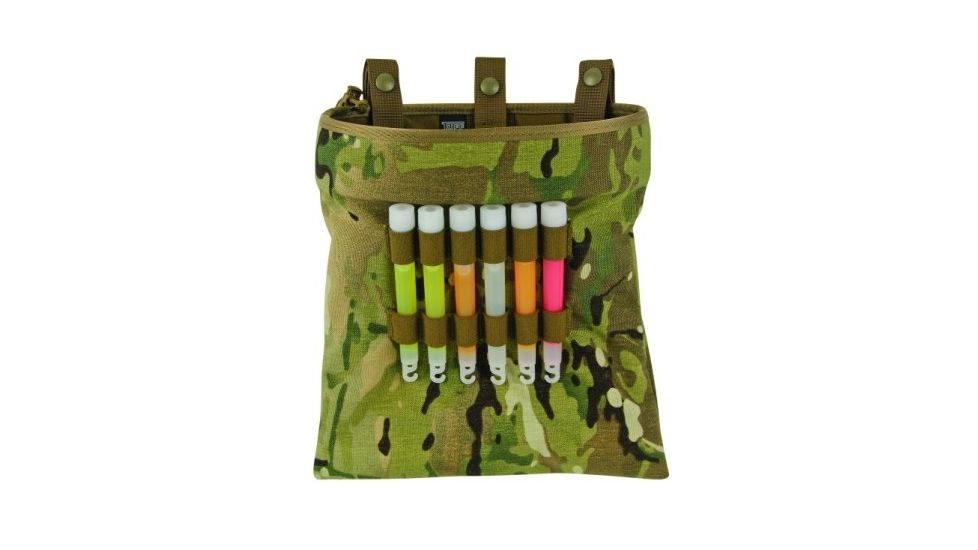 TUFF Products 30rd M4 Mag. Rollup Design Dump Pouch, Multi Cam, 8 Mag. 7166-MCA