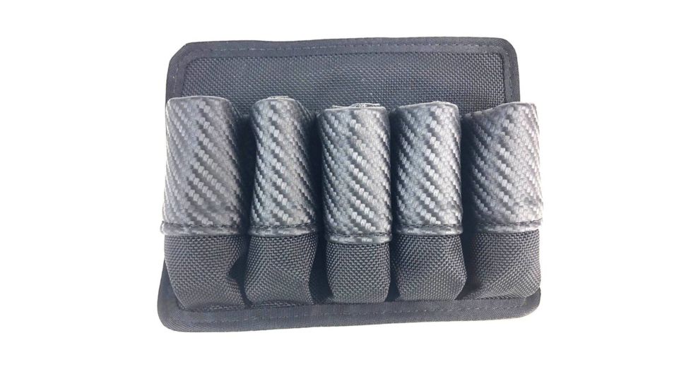 TUFF Products 5 In-line R.E.M. Pouch with Magnetic Retention-No Flap - Size 2 For Double Stacks, Black Carbon 7095-BC-M-2