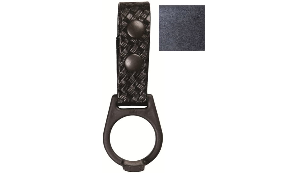 TUFF Products Baton Strap w/ Double Snap, Fits 2.25in. Belt, Black Plain, Pr 24 7116-BPB