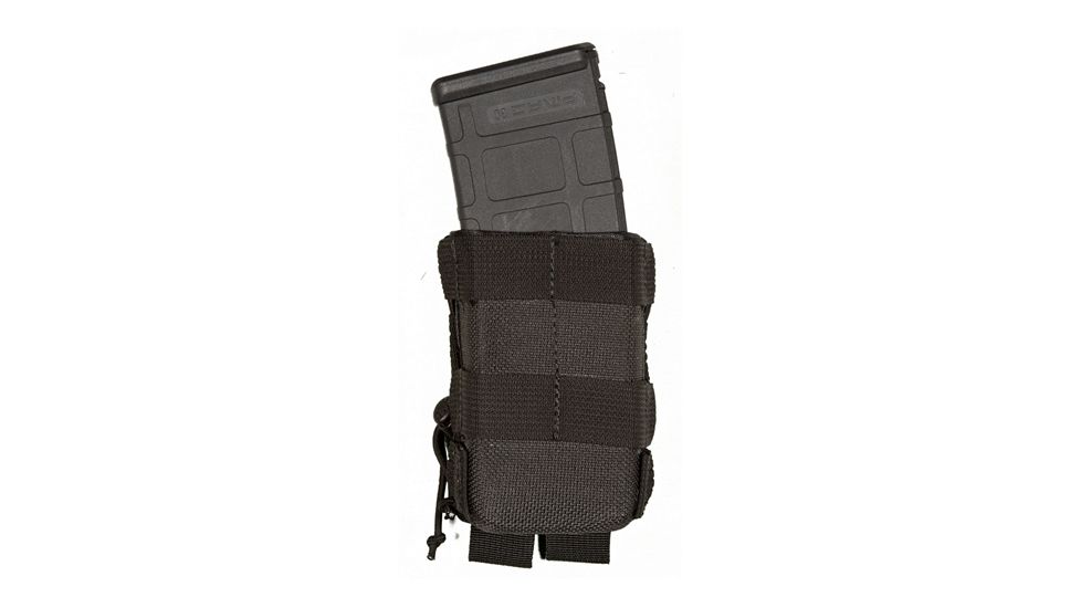 TUFF Products Bungee Rifle Magazine Pouch, B.M.P., Black, Fits Ar15 Ar47 M4 8824-NYV-5