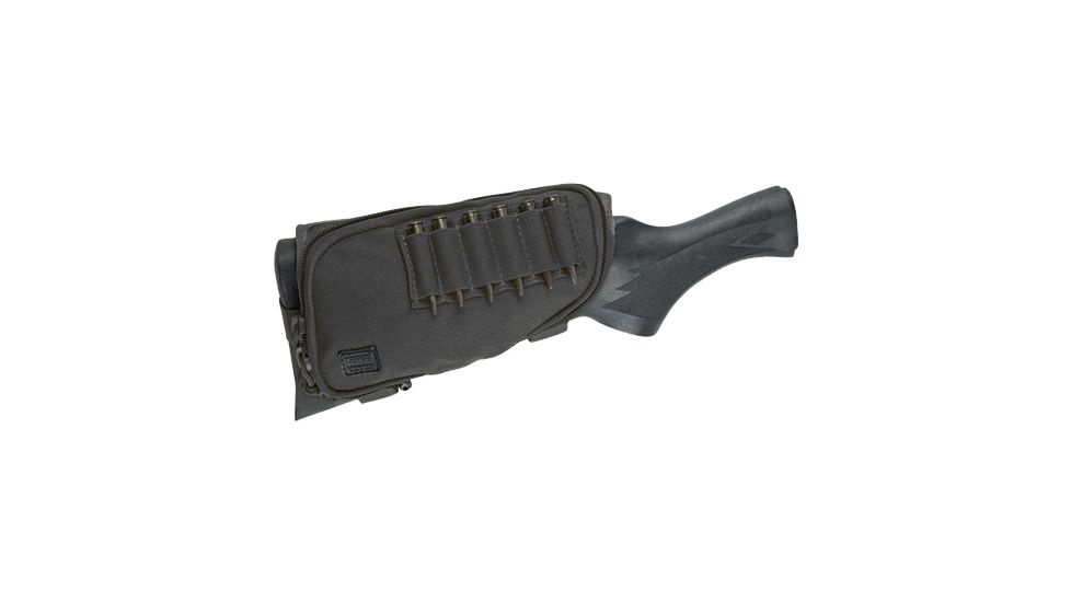 TUFF Products Ez-Adjust Butt Stock Saddle w/ Zippered Pocket, Black, 223 3008 4014-NYV-223