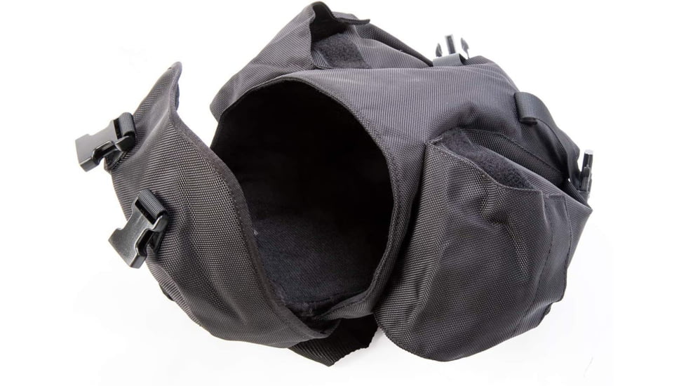 TUFF Products Gas Mask Bag w/Quick Release Clip - Nylon, Black, 8907-NYA