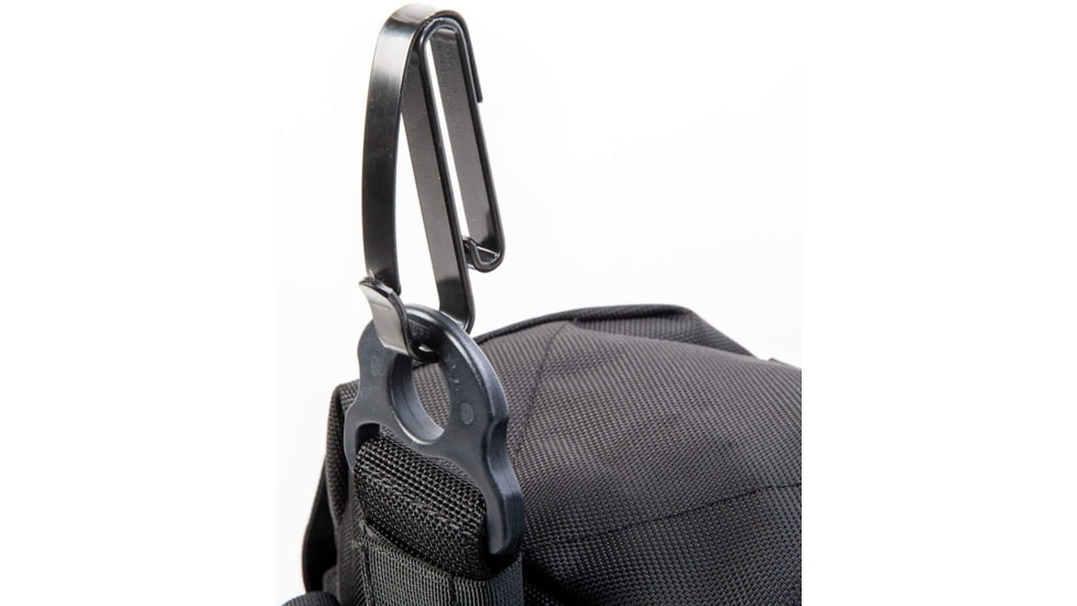 TUFF Products Gas Mask Bag w/Quick Release Clip - Nylon, Black, 8907-NYA