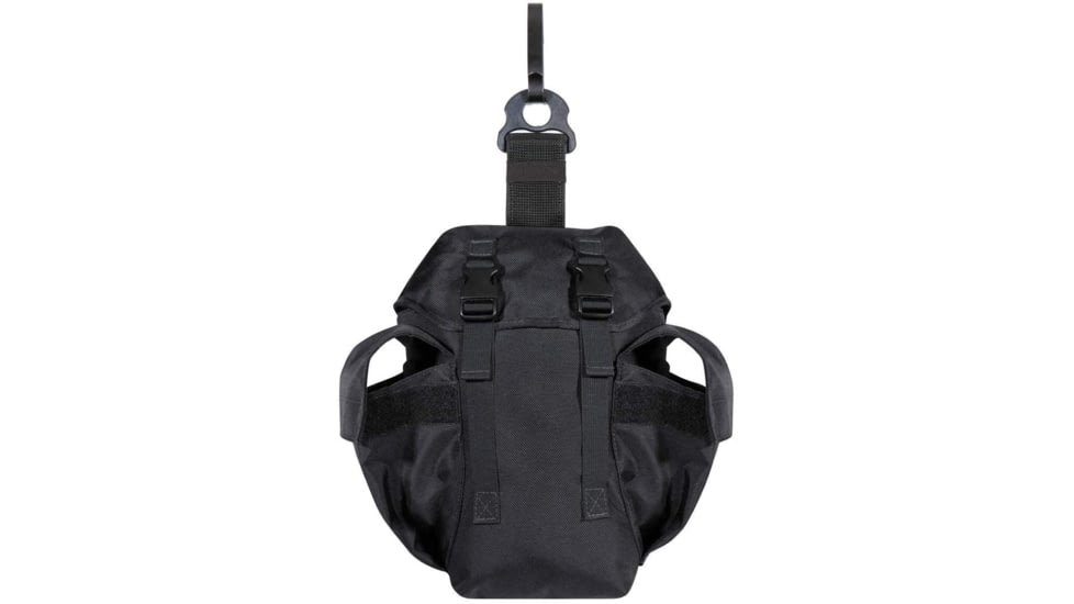 TUFF Products Gas Mask Bag w/Quick Release Clip - Nylon, Black, 8907-NYA