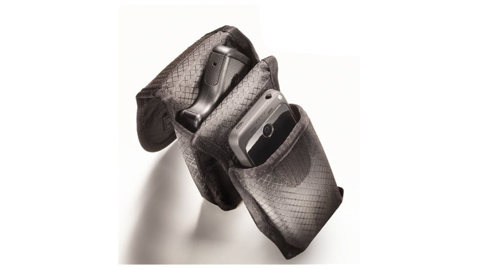 TUFF Products I-TuckConceal Carry Smart Phone Case, Black RipStop, Fits Lcr or Similar, Size 10 4298-BRA-10