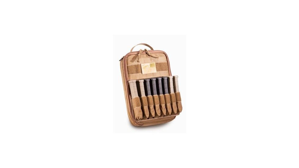 TUFF Products In-Line MOLLE Adjustable Mag Bag, Coyote Brown, Mag Pouch 8807-CB
