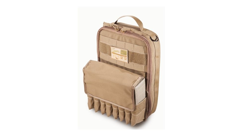 TUFF Products In-Line MOLLE Adjustable Mag Bag, Coyote Brown, Mag Pouch 8807-CB