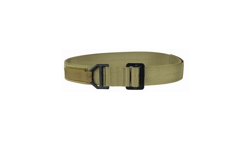 TUFF Products Instructor Belt w/ Dbl. Layer 1.75in. Webbing, Coyote Brown, Medium 34-40 9006-CBV-MD