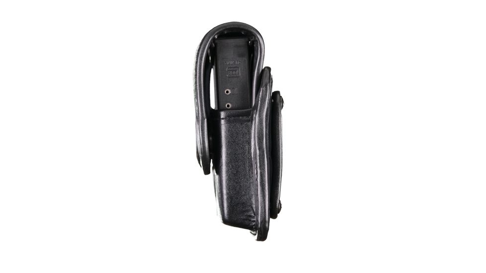 TUFF Products Slide-On Double Magazine Pouch w/ Hidden Snap, Black Plain, Size 2 Gl17192223 Be9296 7502-BPH-2