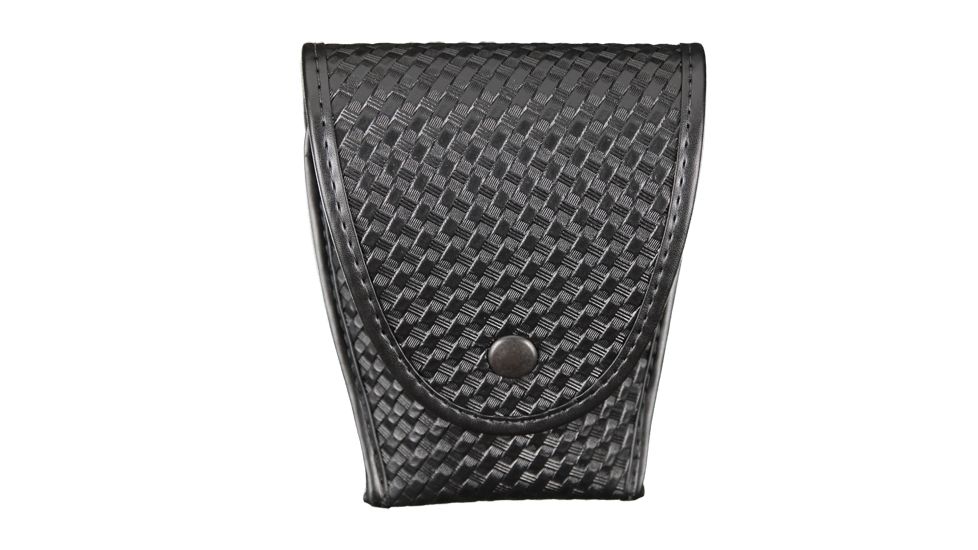 TUFF Products Slide-On Leg Iron Pouch w/ Snap, Black Basketweave, Leg Iron 7709-BWB