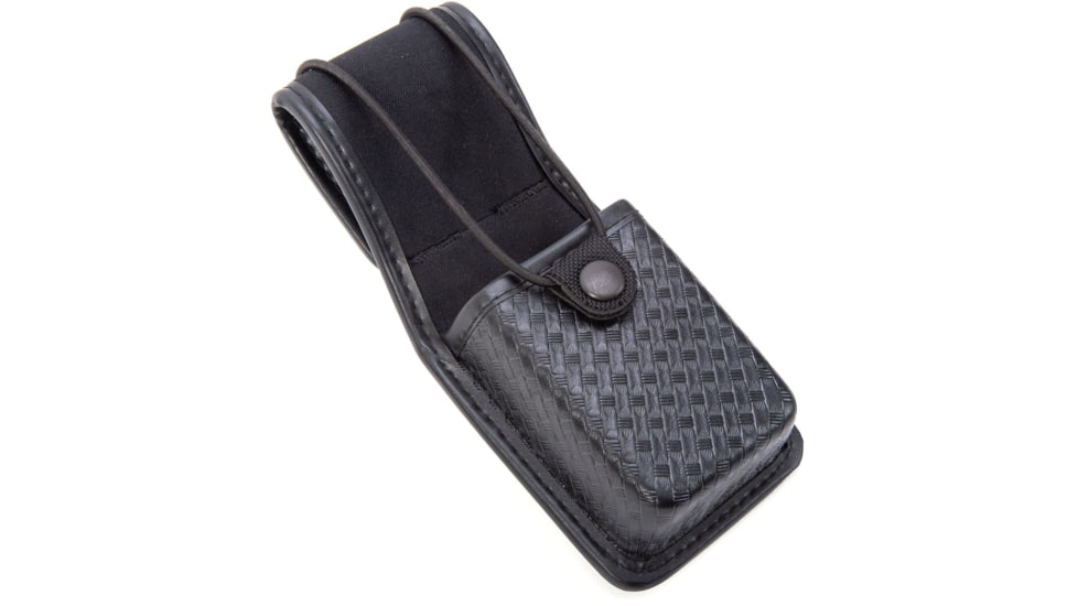 TUFF Products Slide-On Universal Radio Case, Black Basketweave, Fits Most Radios 7719-BWB
