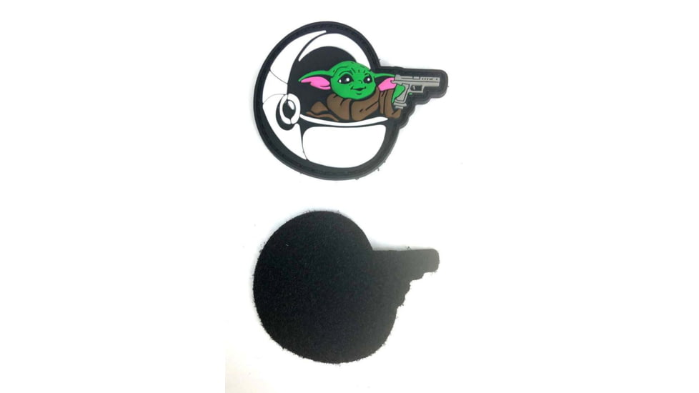 TUFF Products Space Child in a Spaceball w/ Blaster Glow in the Dark Patch, 2.5in, P-BabyChild