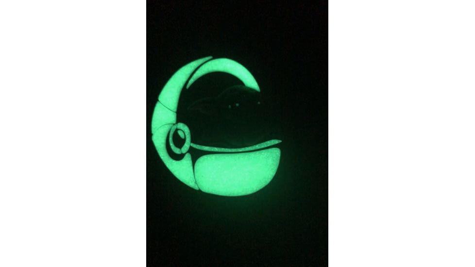 TUFF Products Space Child in a Spaceball w/ Blaster Glow in the Dark Patch, 2.5in, P-BabyChild