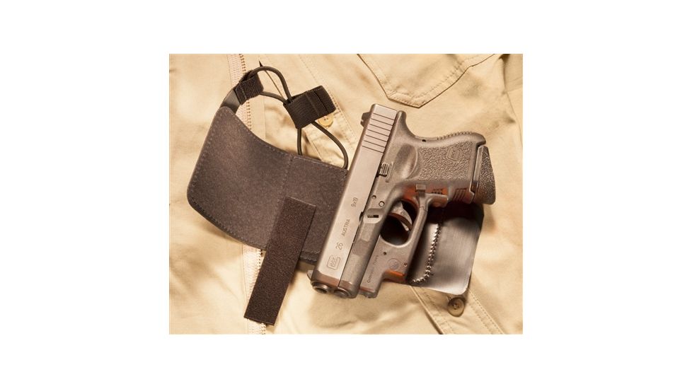 TUFF Products Uni-Fit IWB Holster w/ Metal Clip, Black, Medium Fits Lcp Gl26 J Frame Or Similar 1200-UNI-MD