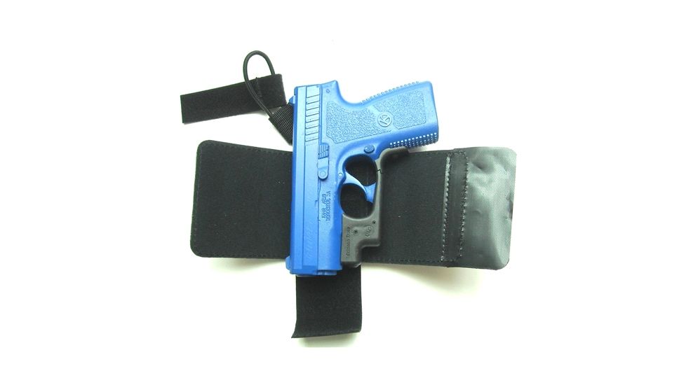 TUFF Products Uni-Fit IWB Holster w/ Metal Clip, Black, Medium Fits Lcp Gl26 J Frame Or Similar 1200-UNI-MD