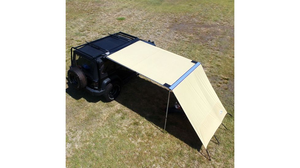 Tuff Stuff Overland Awning Shade Wall, 6.5 x 8 ft, Sand, NSN N, TS-AWN-SW-6.5