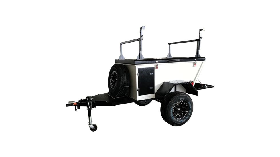 Tuff Stuff Overland Expedition Trailer, White/Black, NSN N, TS-TRAILER-EC