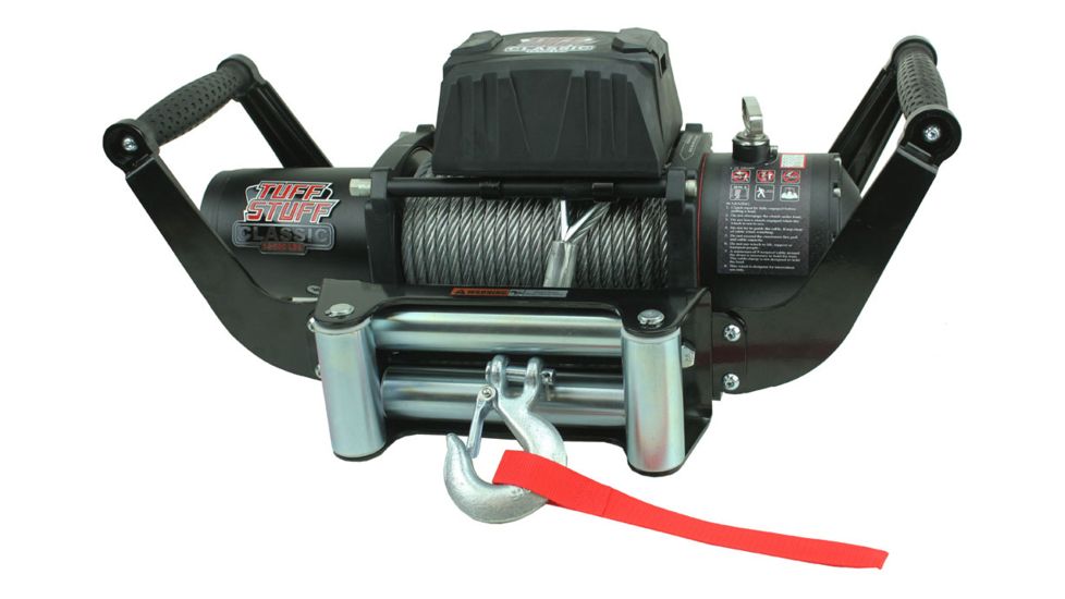 Tuff Stuff Overland Mobile Receiver Hitch Winch Mount, Adjustable, Black, NSN N, TS-WM-MOB-ADJ