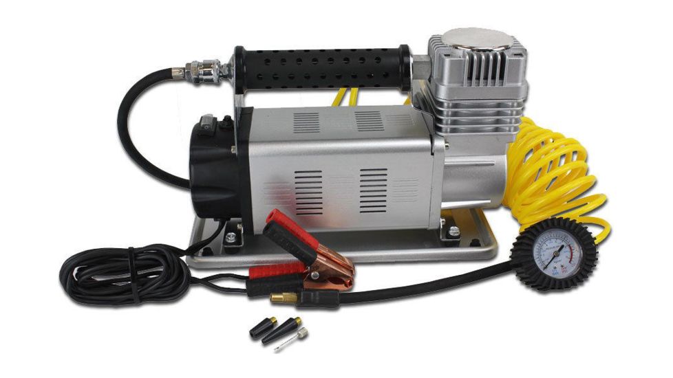 Tuff Stuff Overland Performance Portable Offroad Compressor, 150 PSI, 5.65 CFM, Silver/Black, NSN N, TS-150-CMP-XT