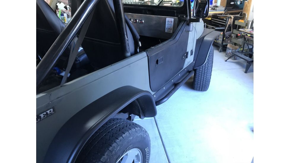 Tuff Stuff Overland Rock Sliders w/ Step for 97-06 Jeep Wrangler TJ, NSN N, TS-RSL-9706