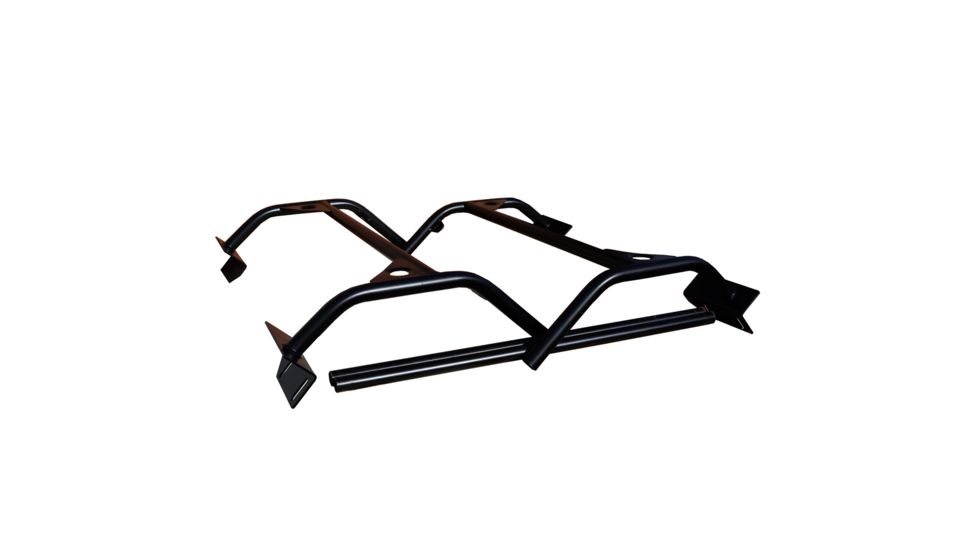 Tuff Stuff Overland Roof Top Tent Truck Bed Rack, Adjustable, Powder Coated, 60 Inch, Black, NSN N, TS-UBR-PDR-60