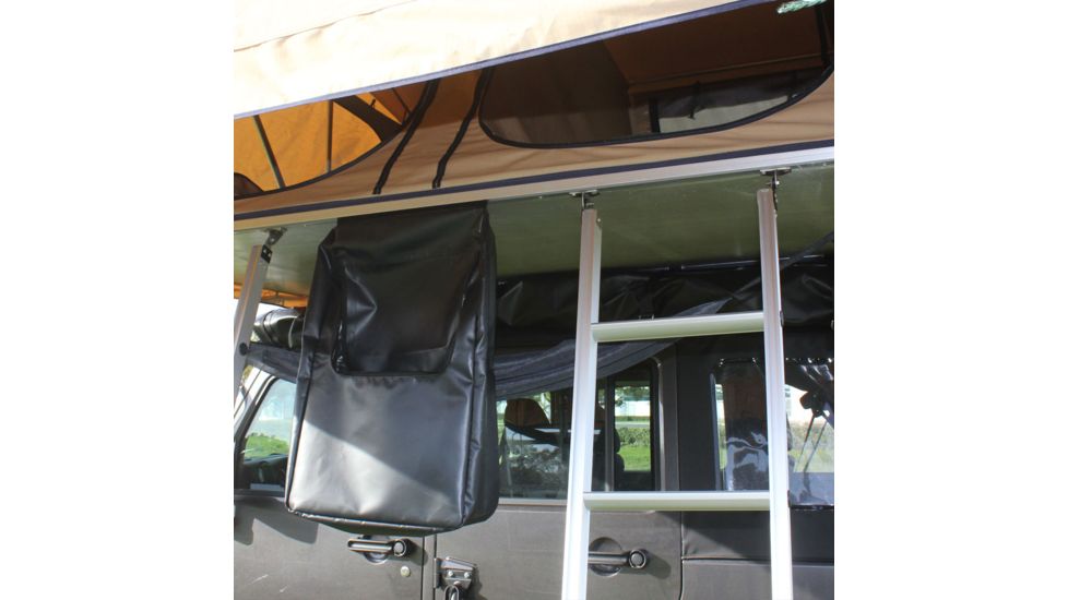 Tuff Stuff Overland Rooftop Tent & Annex Room 3 Person Ranger Overland Sand, Sand Tent/Black Cover, NSN N, TS-RTT-ANX-RAN