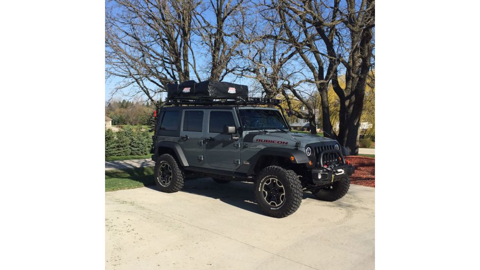 Tuff Stuff Overland Rooftop Tent & Annex Room 3 Person Ranger Overland Sand, Sand Tent/Black Cover, NSN N, TS-RTT-ANX-RAN