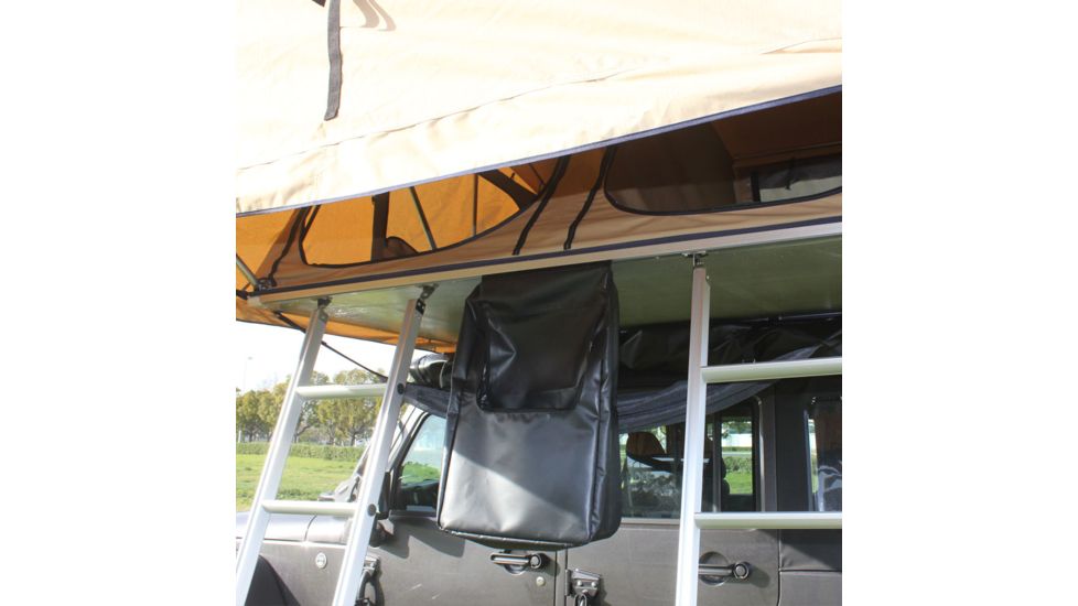 Tuff Stuff Overland Shoe Storage Bag for Roof Top Tents Stuff Overland, Gray/Black, NSN N, TS-SBAG-SHOE