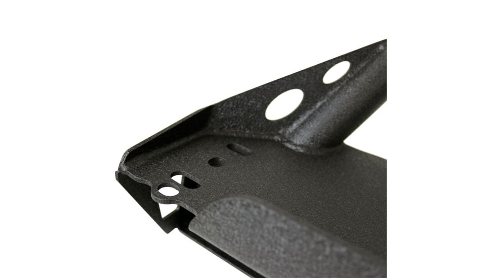 Tuff Stuff Overland Stubby Front Winch Bumper for 87-06 Jeep Wrangler TJ/YJ, Matte, Black, NSN N, TS-FB-8706-STB