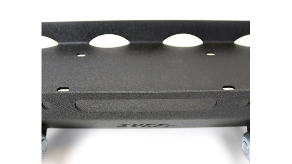 Tuff Stuff Overland Stubby Front Winch Bumper for 87-06 Jeep Wrangler TJ/YJ, Matte, Black, NSN N, TS-FB-8706-STB