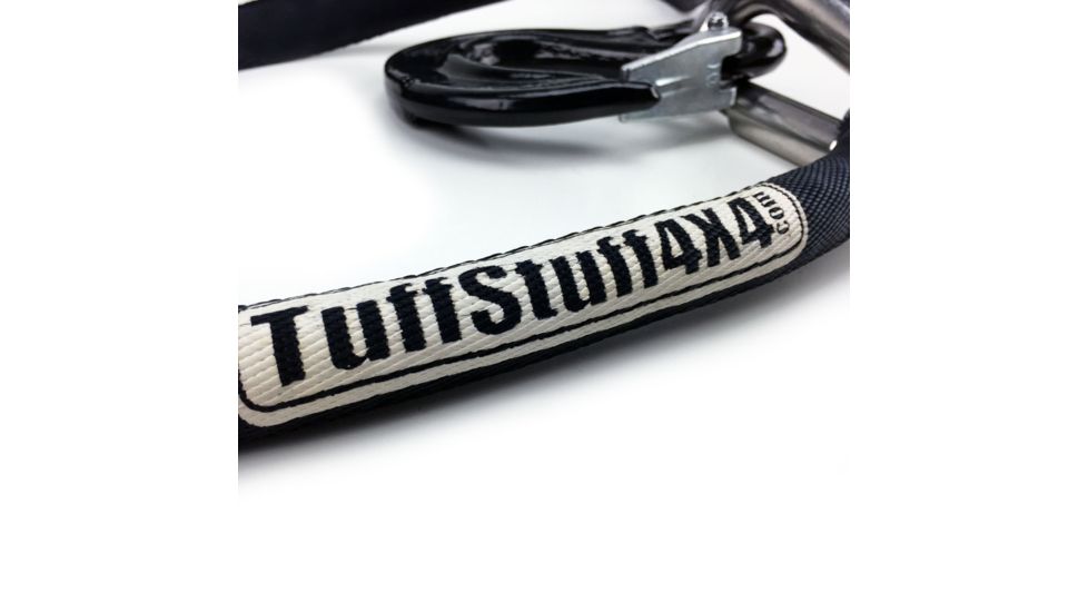 Tuff Stuff Overland Synthetic Winch Rope, 85 Foot x 3/4 Inch, 17 500 Lb Capacity, Black, NSN N, TS-SYN-34-GR