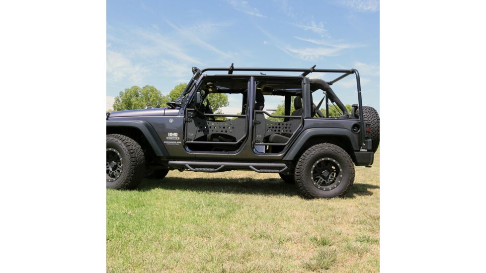 Tuff Stuff Overland Trail Doors for 07-18 Jeep Wrangler JK, Front, NSN N, TS-TD-JK-F