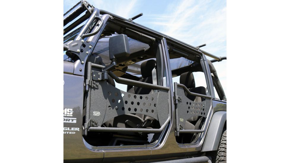 Tuff Stuff Overland Trail Doors for 07-18 Jeep Wrangler JK, Rear, NSN N, TS-TD-JK-R