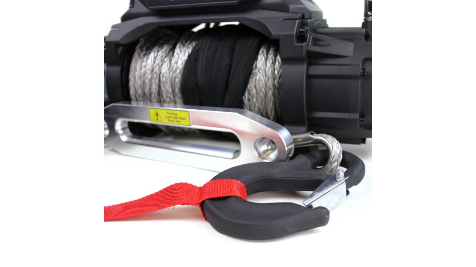 Tuff Stuff Overland Waterproof Trailhead Winch, 13 000 Lb, 85 ft Synthetic Rope, Black, NSN N, TS-13000-TH-L-SYN