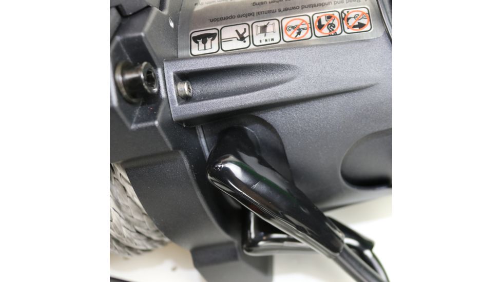 Tuff Stuff Overland Waterproof Trailhead Winch, 13 000 Lb, 85 ft Synthetic Rope, Black, NSN N, TS-13000-TH-L-SYN