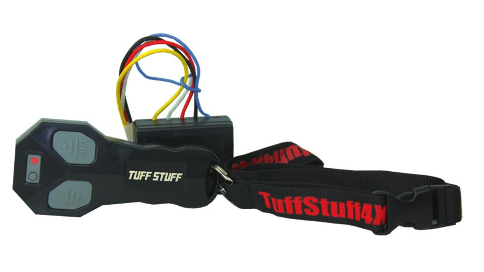 Tuff Stuff Overland Wireless Winch Remote Control, 12V, Black/Gray, NSN N, TS-RMT-UNV-LND