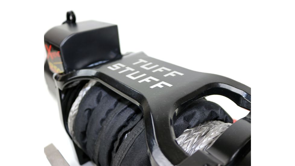 Tuff Stuff Overland Xtreme Wireless Waterproof 12500 Lb Winch, 85 ft Synthetic Rope, NSN N, TS-12500-XT-SYN