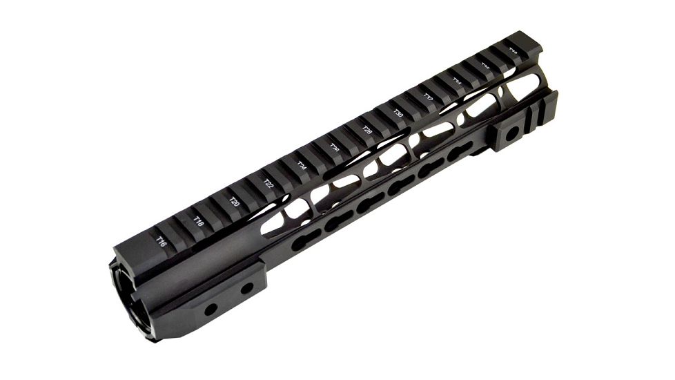 Tuff Zone AR-15 Handguard 10in, w/ Short Quads Clamp, On KeyMod Free Float, TZ-MARFF10