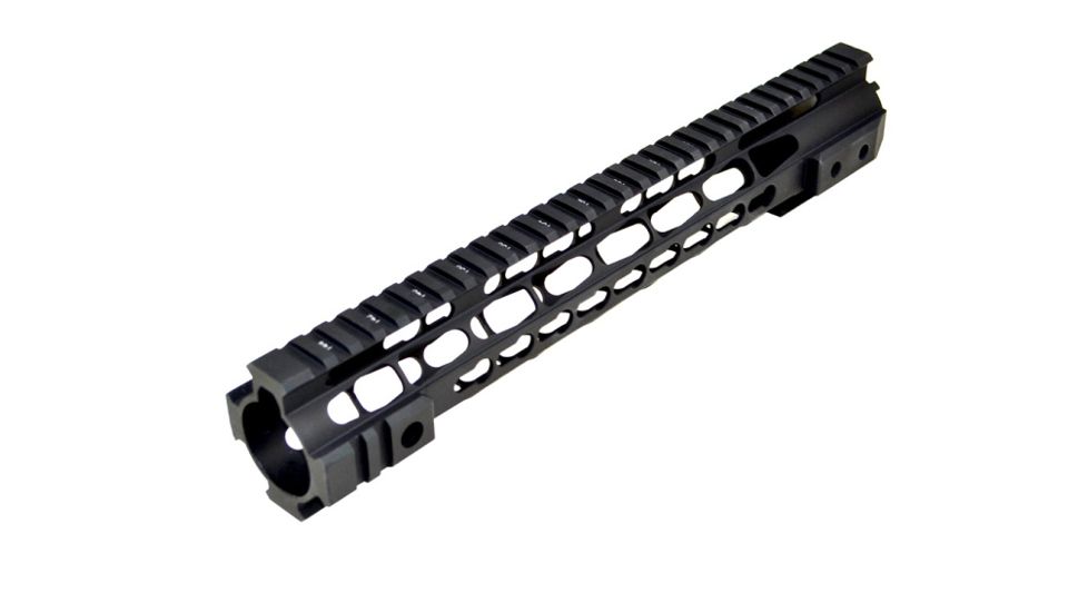 Tuff Zone AR-15 Handguard 12in, w/ Short Quads Clamp, On KeyMod Free Float, TZ-MARFF12