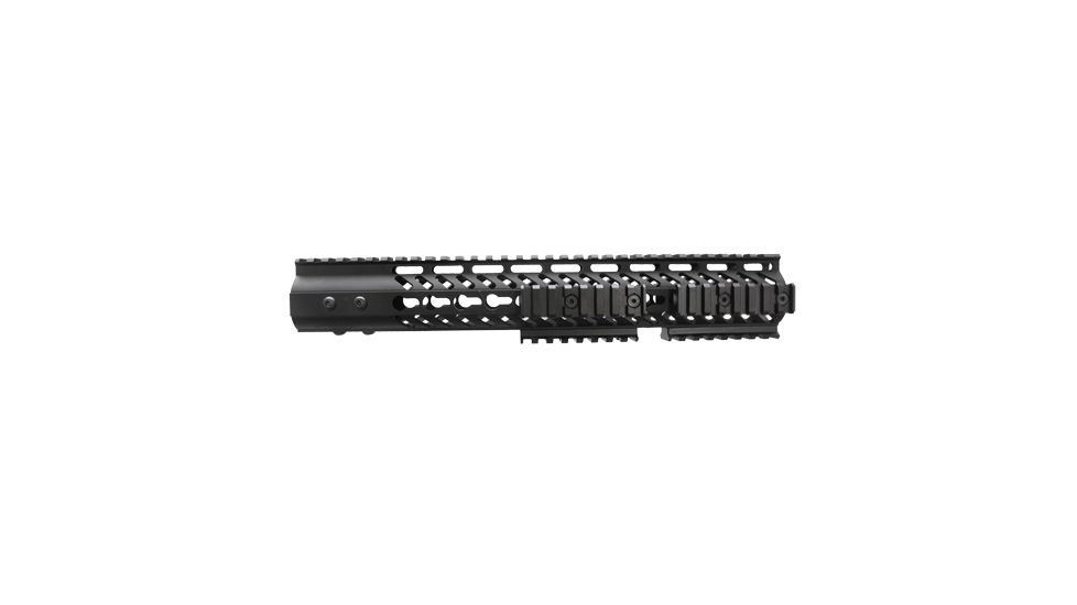 Tuff Zone AR-15 Handguard 13in w/ 6 Rails, Slim KeyMod, Steel Barrel Nut and Shims, TZ-MFKM13
