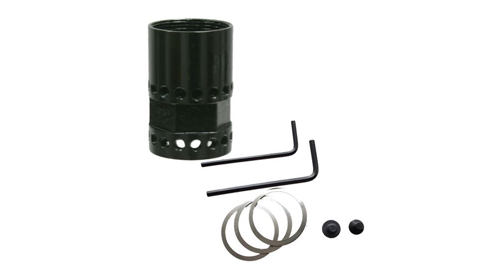 Tuff Zone AR-15 Handguard 10in w/ 6 Rails, Slim KeyMod, Steel Barrel Nut and Shims, TZ-MFKM10