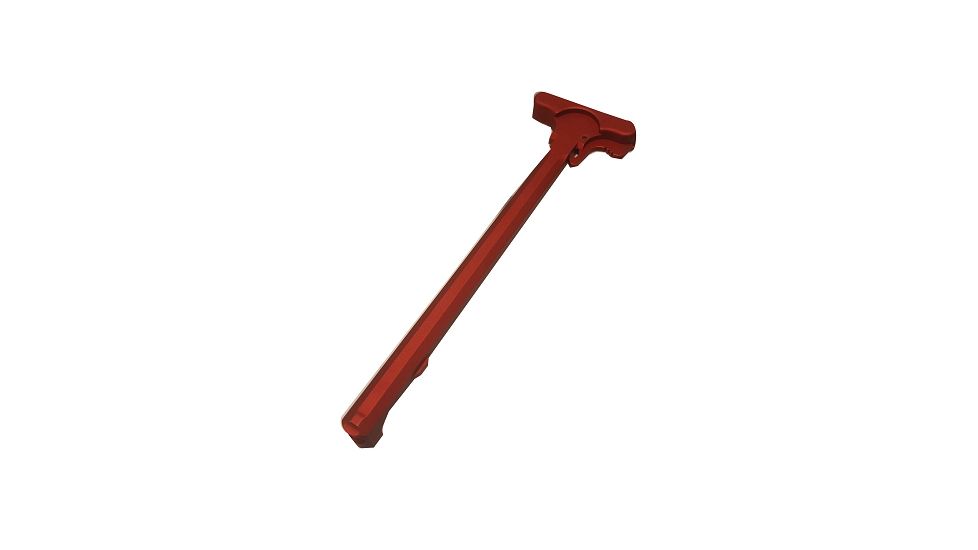 Tuff Zone AR-15/M4 Charging Handle Assembly w/ Standard Latch, Anodized, Red, TZ-MRCHRR