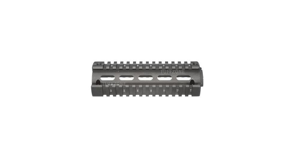 EDEMO Tuff Zone AR-15/M4/M16 Handguard 7in, 2 Piece Quad Rail for Carbine Size, TZ-MR413, EDEMO1
