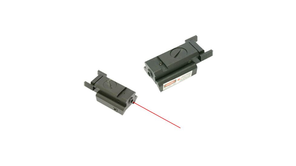 Tuff Zone Compact Red Laser, Black Hard Anodize, TZLT-LSRPS