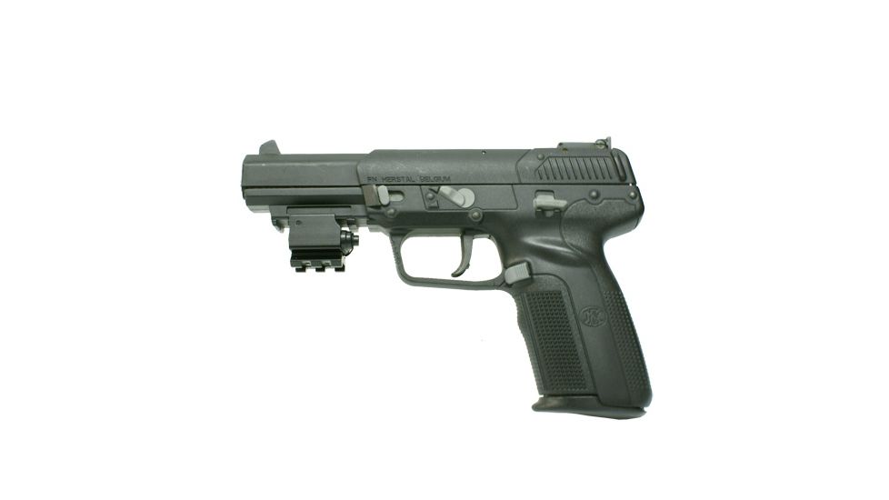 Tuff Zone Mini Low Profile Red Laser 1-1/2in w/ Extra Rail, Black, TZ-L01P