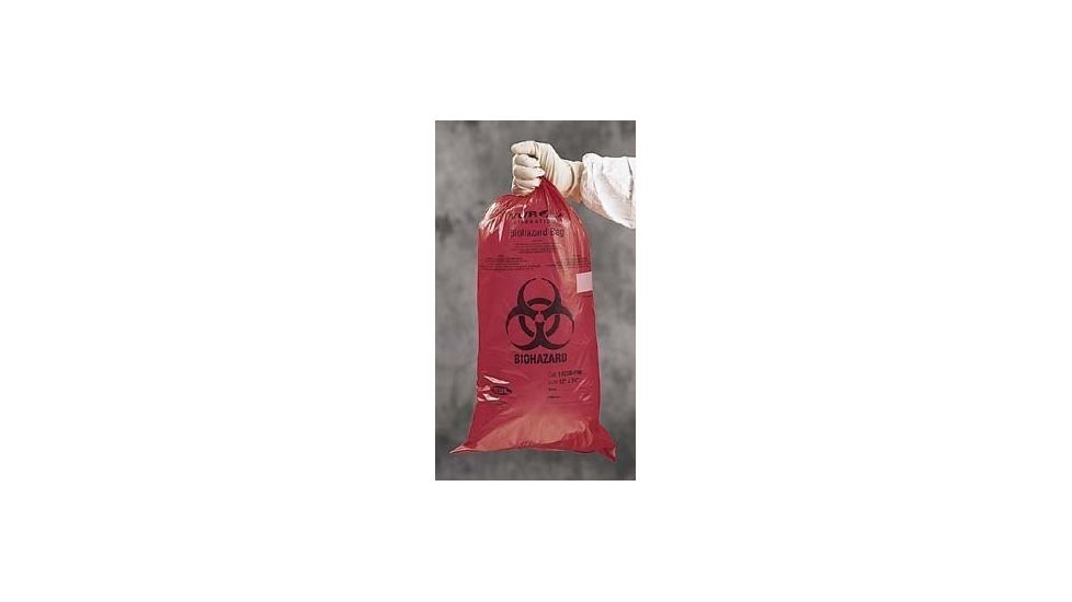 Tufpak Autoclavable Polypropylene Biohazard Bags, 2 mil 14220-098 Printed Bags
